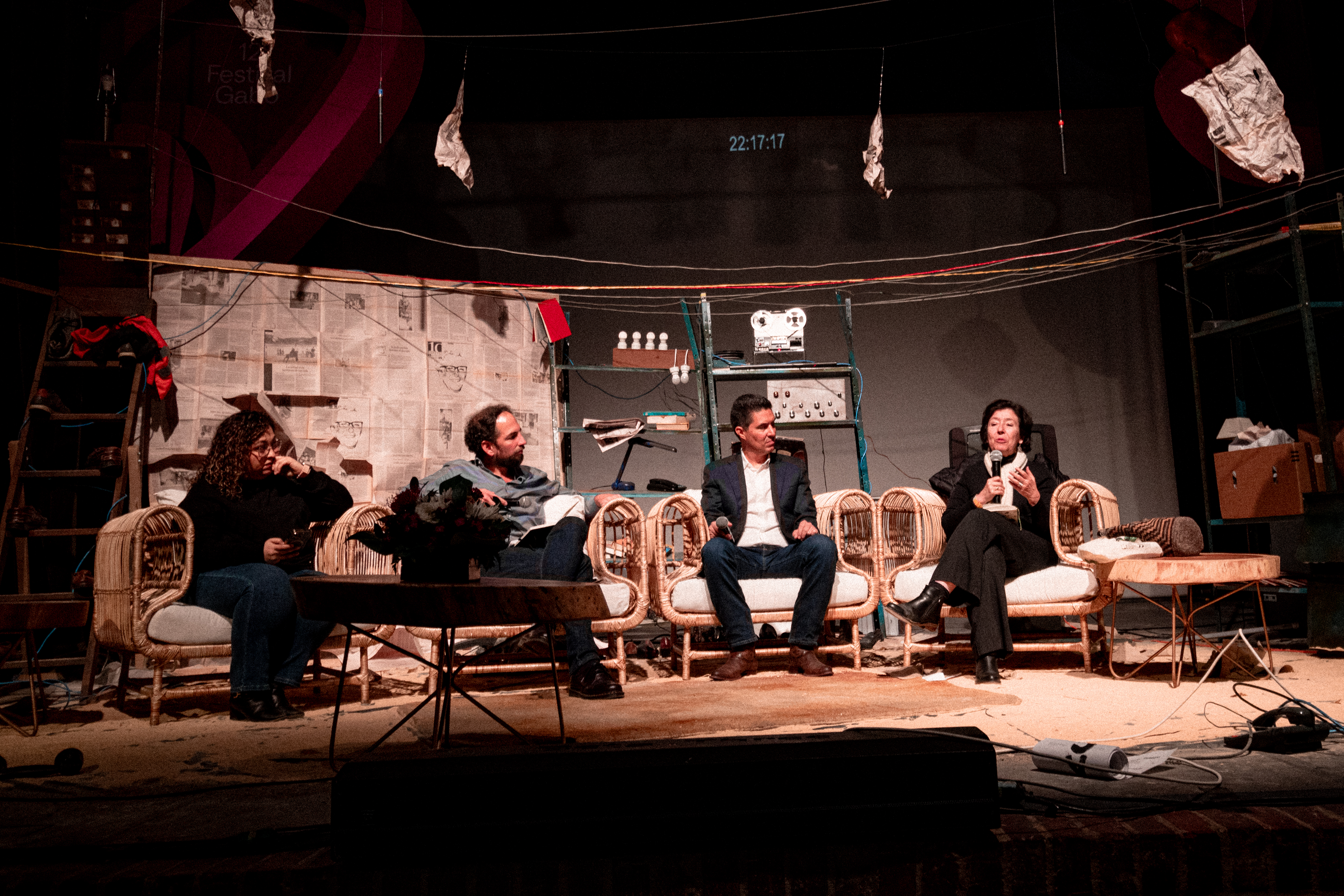 Angélica Cárcamo, Jonathan Bock, José Zamora y María Teresa Ronderos.