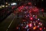 Desvíos en Transmilenio y afectación vial por manifestación de motociclistas