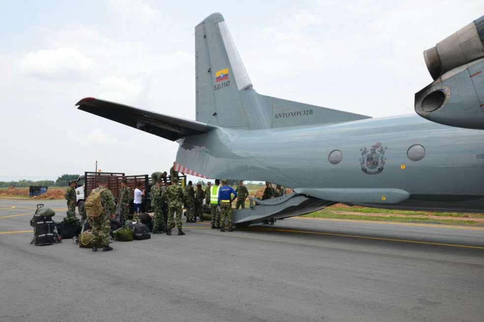 En total serán 23 militares de la División de Aviación Asalto Aéreo que llegarán a Perú. / Ejército de Colombia