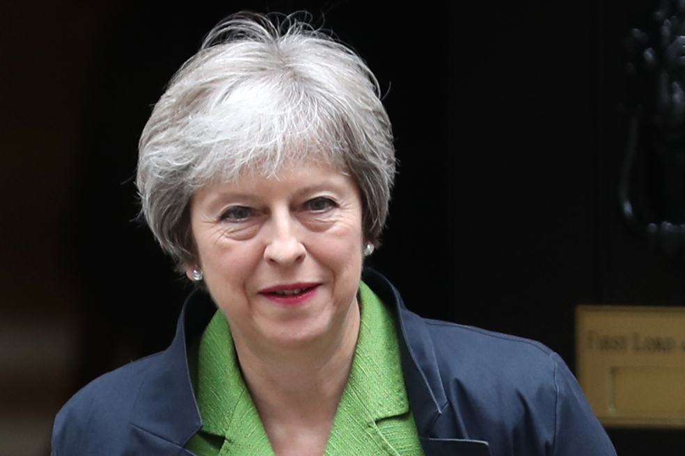 La primera ministra británica, Theresa May.  / AFP