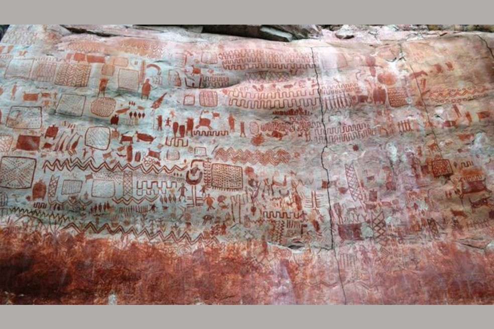 Las pinturas fueron encontradas en la Serranía la Lindosa, en San José del Guaviare.