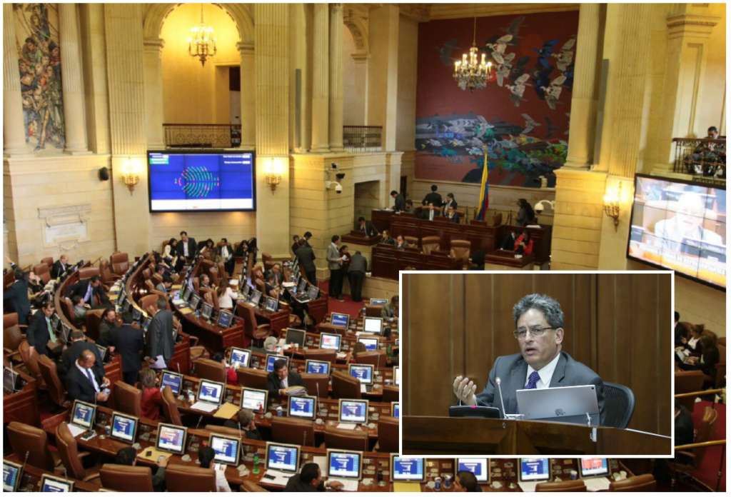 El debate de control político al ministro Carrasquilla se llevó a cabo el 18 de septiembre, una semana después se presentó la moción de censura ante la mesa directiva del Senado.  / Archivo El Espectador