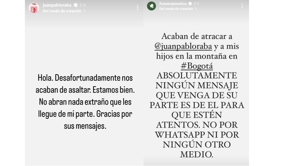 Juan Pablo Raba fue víctima de robo y golpiza frente a sus hijos en Bogotá
