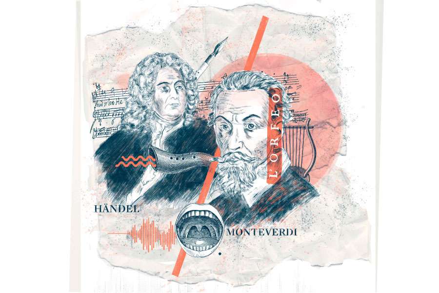 Georg Friedrich Händel (1685 – 1759) y Claudio Monteverdi (1567 – 1643).