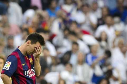 Lionel Messi no pudo batir el récord de Zarra en el Bernabéu