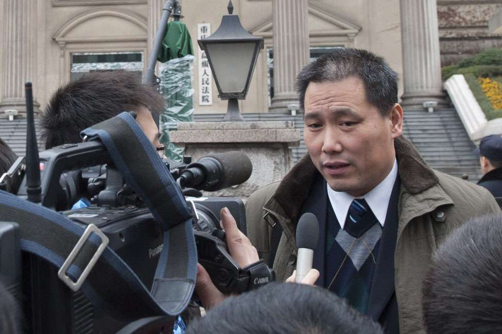 Pu Zhiqiang, uno de los abogados de derechos humanos más prominentes de China. / EFE