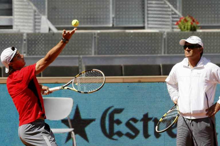 Nadal, como un astronauta