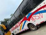Restablecieron rutas en vía Bucaramanga-Cáchira tras hechos vandálicos contra buses