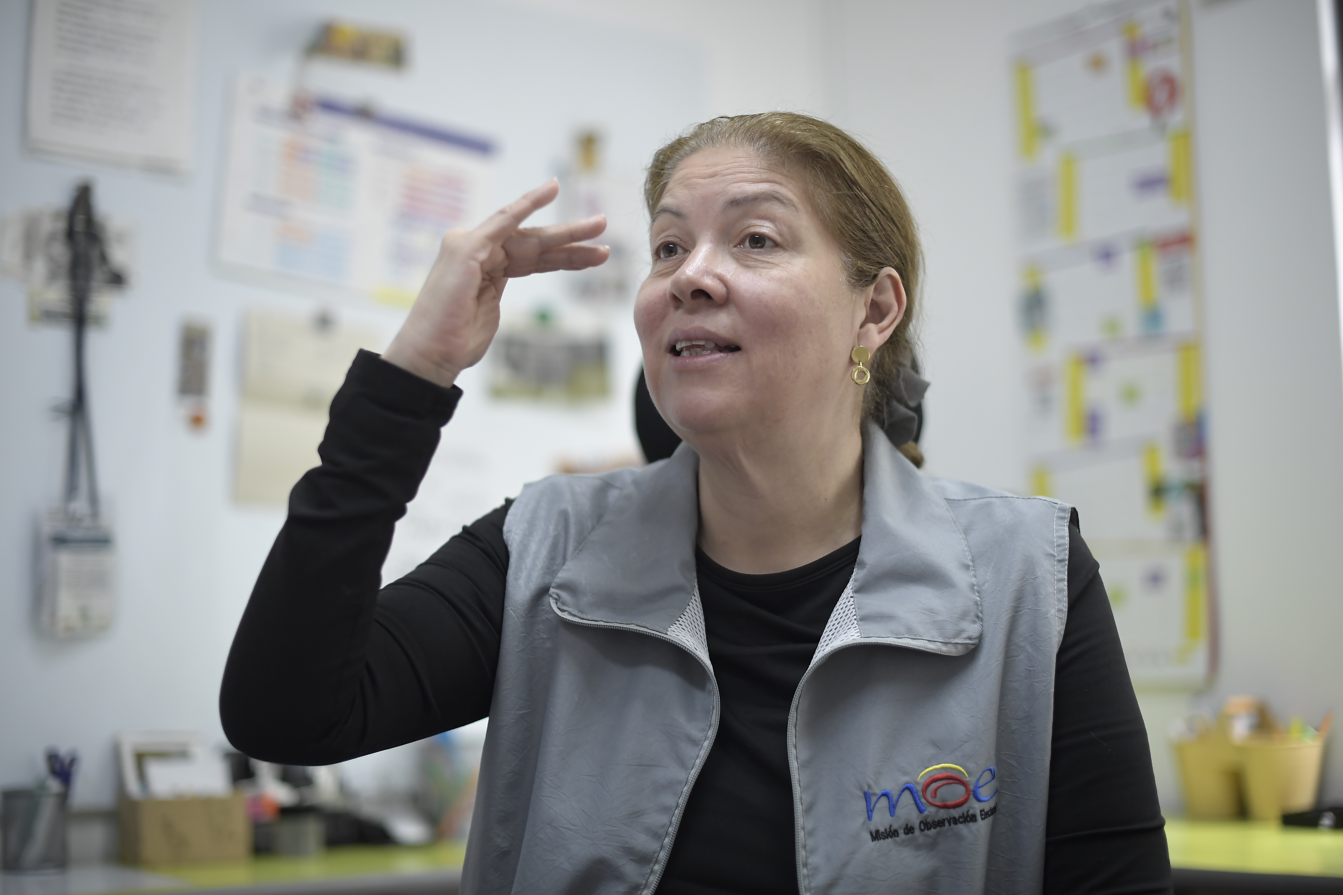 Directora de la Misión de Observación Electoral (MOE), en entrevista.
