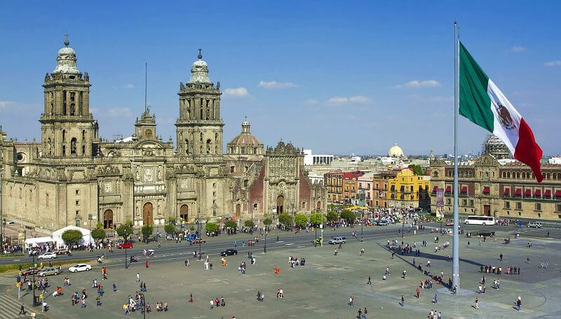 Plaza principal de Ciudad de México, lugar de múltiples historias y centro cultural y religioso de los mexicanos. / Cortesía