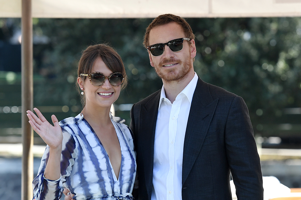 Alicia Vikander y Michael Fassbender en el Festival de Cine de Venecia 2016. / Archivo AFP