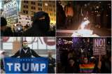 Protestas anti-Trump en Nueva York a menos de 24 horas de que se posesione como presidente