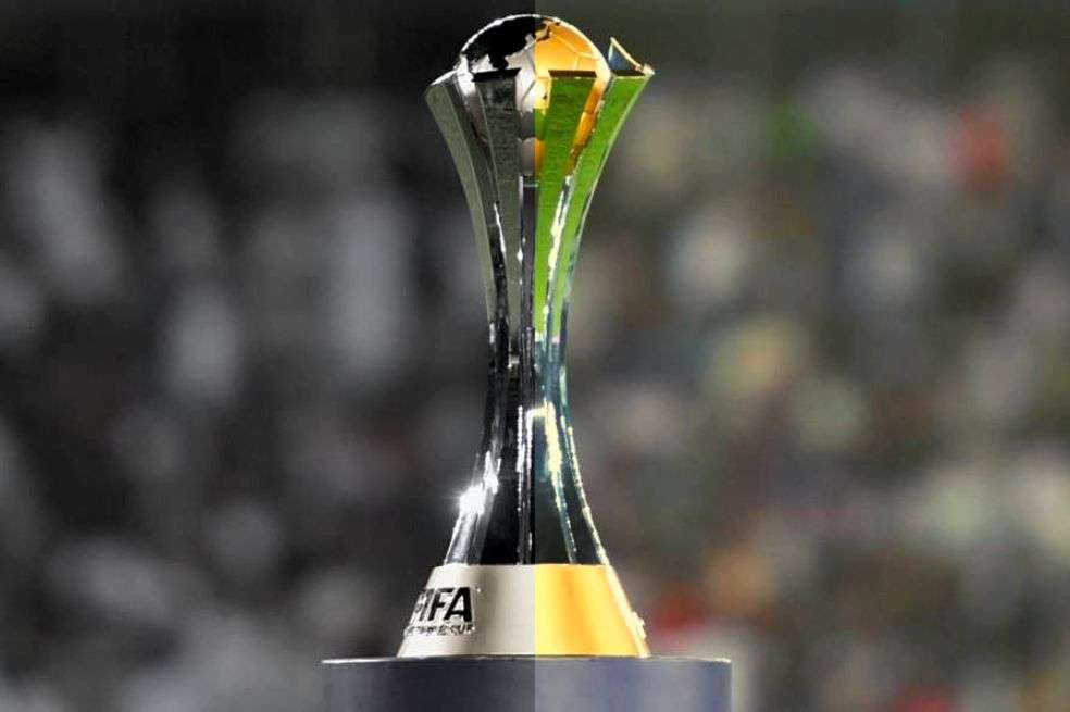 El trofeo del Mundial de clubes.