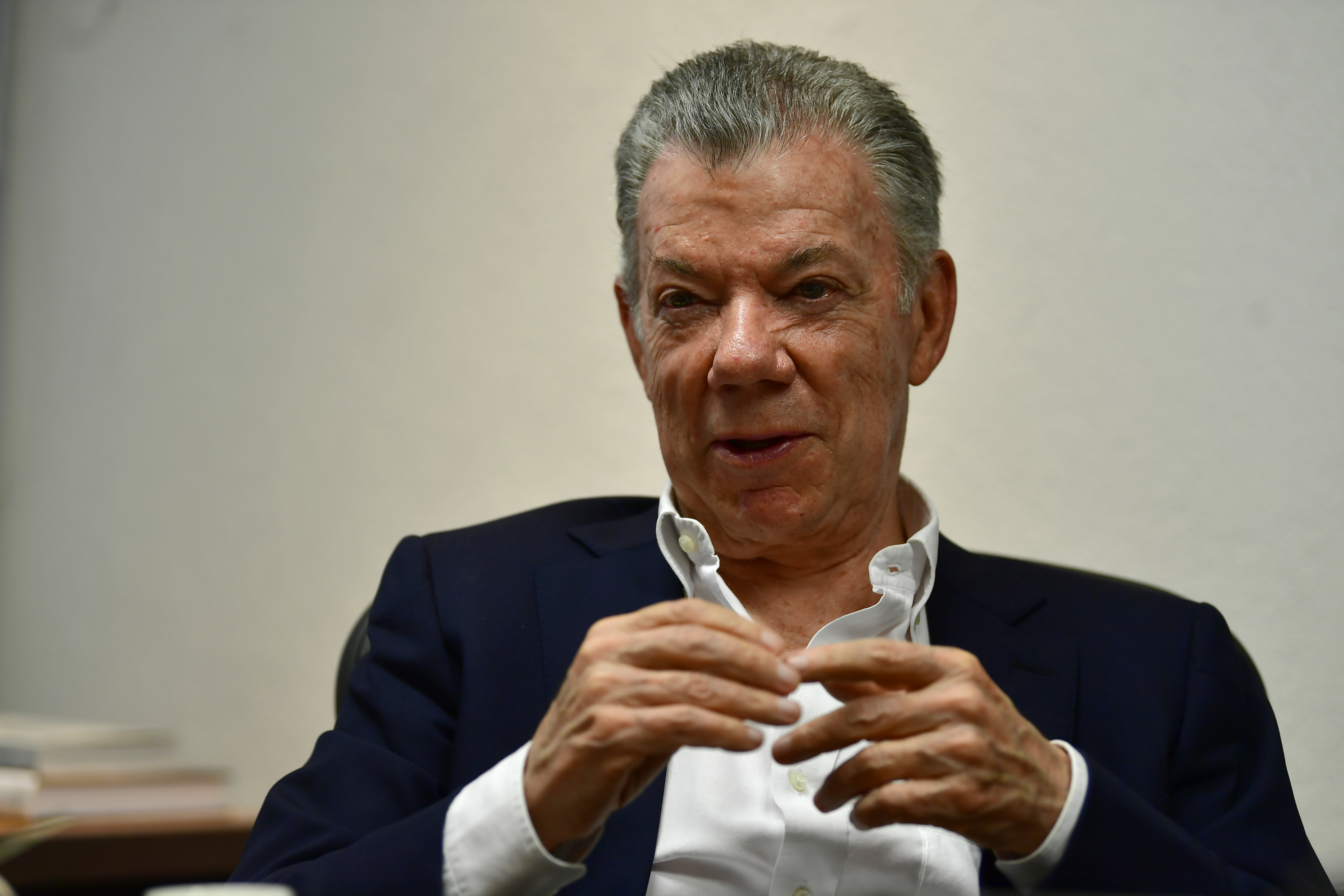 Expresidente y nobel de Paz, en entrevista