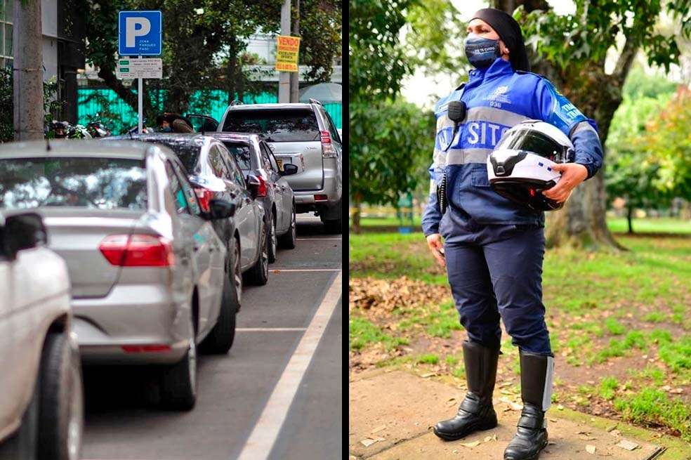Empieza a funcionar zona de parqueo pago y agentes de tránsito civiles en Bogotá