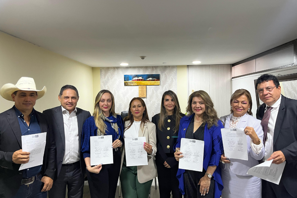 Los senadores que impulsan la ponencia negativa a la reforma laboral son Alirio Barrera, Honorio Henríquez, Ana Paola Agudelo, Berenice Bedoya, Nadia Blel, Lorena Ríos, Esperanza Andrade y Miguel Ángel Pinto.