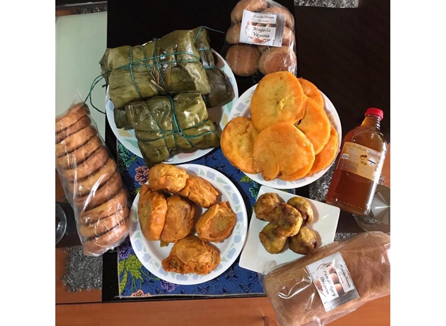 Los productos son distribuidos a domicilio en toda Bogotá, sin costo. / Cortesía Fundación Memorias Colombia