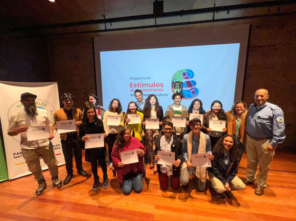 Ganadores del programa de estímulos.
