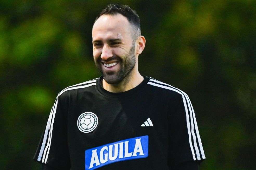 David Ospina en la concentración de la selección de Colombia en Estados Unidos.