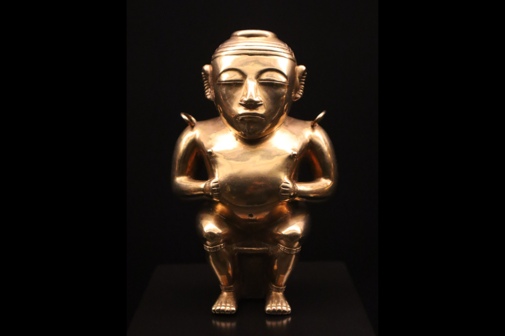 Son 122 las piezas de la Colección Quimbaya las que se encuentran actualmente en el Museo de América en Madrid, España.