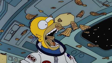 Homero astronauta y Los Simpson contra la indiferencia a las misiones espaciales