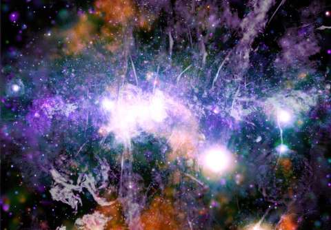 La nueva imagen de la NASA que revela el centro energético de la Vía Láctea