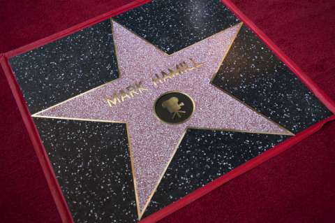 Mark Hamill tiene su propia estrella en el paseo de la fama de Hollywood