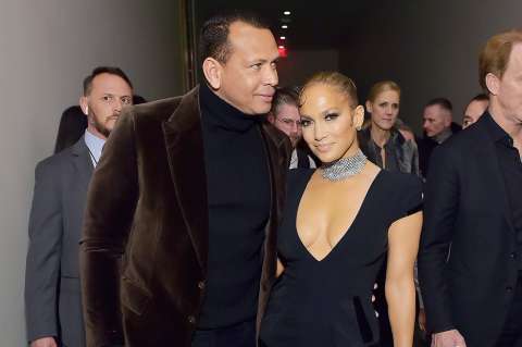 Alex Rodríguez, el ex de JLo, muy cariñoso en Londres
