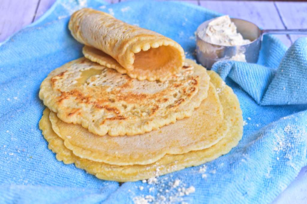 Las tortillas de esta receta tienen solo 4 ingredientes y son fáciles de preparar.