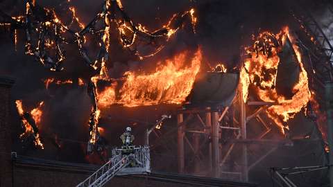 Incendio en un parque de diversiones de Suecia deja 12 heridos