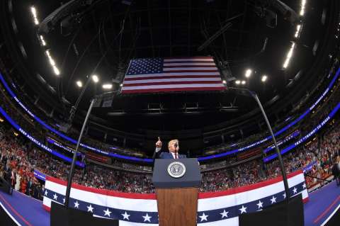Las frases clave con las que Donald Trump se lanzó para las presidenciales de 2020