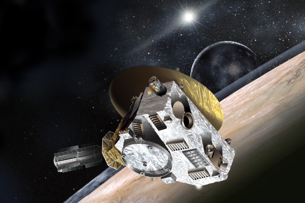Ilustración preparada por la Nasa de la nave New Horizons. / Nasa
