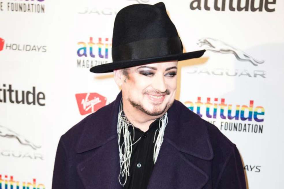 Boy George, en la ceremonia de entrega de los premios Attitude hace unos días. / Cortesía