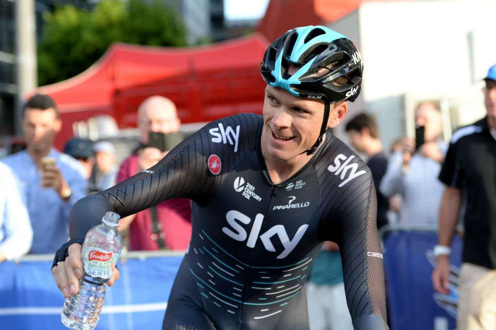 Chris Froome, ciclista del equipo Sky. / AFP
