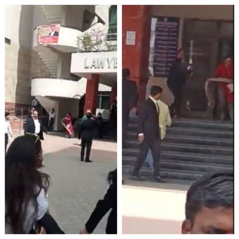 Abogado le disparó a una mujer durante una audiencia en un juzgado de la India