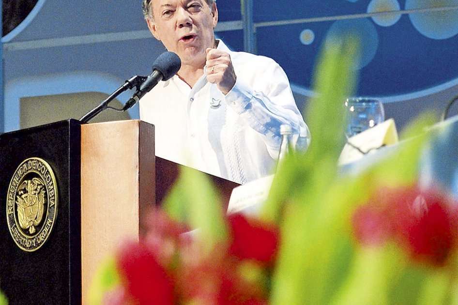 El presidente Santos dice que, si se logran acuerdos sobre cese del fuego y justicia, se llegará al fin del conflicto. / EFE