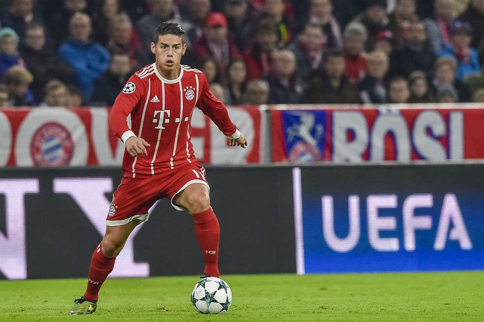 James Rodríguez, mediocampista del Bayern Múnich / AFP