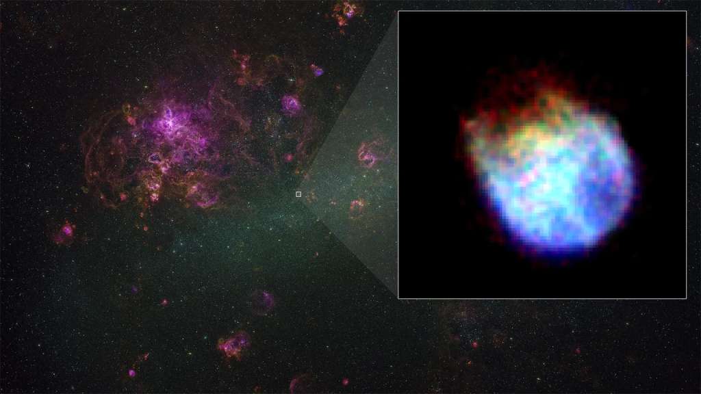 El instrumento Resolve de XRISM capturó datos del remanente de supernova N132D en la Gran Nube de Magallanes para crear el espectro de rayos X más detallado del objeto jamás creado.