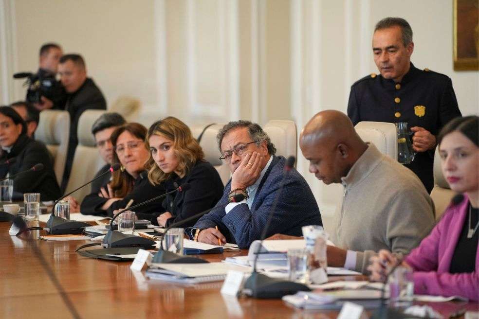 Presidente Gustavo Petro durante el consejo de ministros del 30 de julio