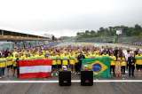Senna y Ratzenberger fueron homenajeados por los pilotos de la Fórmula 1 en Imola