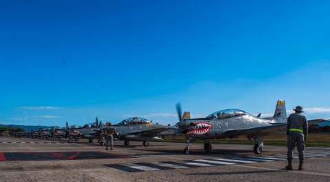 La Fuerza Aérea celebra su centenario en la feria aeronáutica de Rionegro