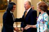Falcao y Atlético de Madrid visitaron a los Reyes de España