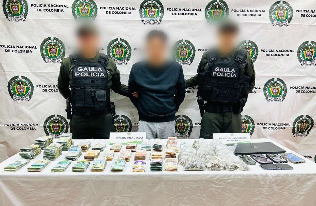 La captura de alias “Maracucho” fue realizada durante un operativo conjunto de la Policía y la Fiscalía en Los Mártires.
