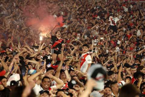 El Monumental recibimiento de la hinchada de River en la Copa Libertadores: video