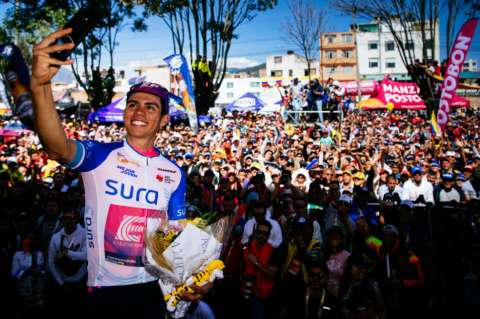 Sergio Higuita ganó la cuarta etapa y es el nuevo líder del Tour Colombia 2020