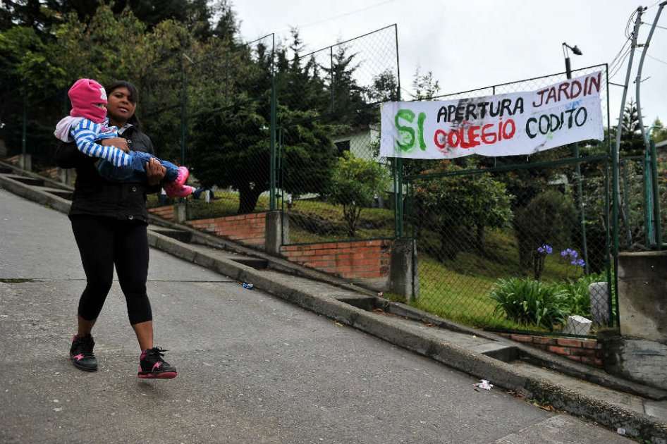 El colegio Friedrich Naumann y el jardín Obra Suiza están cerrados desde el 10 de febrero. / Fotos: Luis Ángel