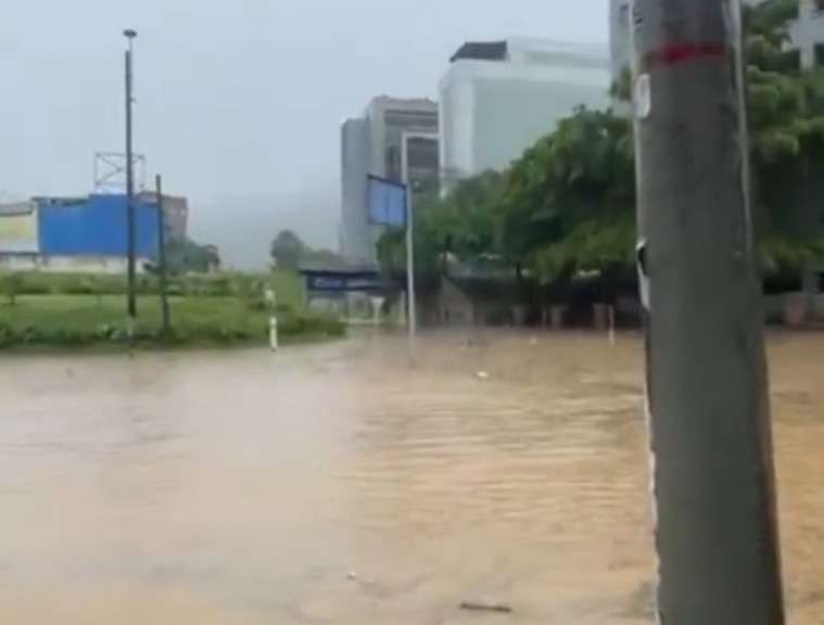 El sector de Chipichape fue uno de los más afectados por las precipitaciones registradas en Cali.