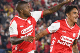 Video: reviva los goles de la victoria de Santa Fe en su debut en la Copa BetPlay