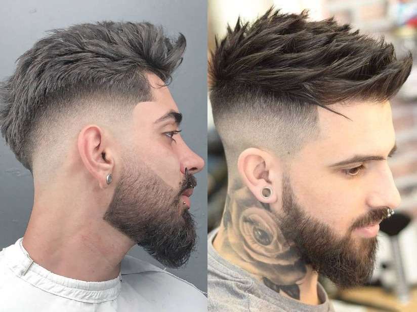 El tupé se caracteriza por un mechón de cabello más largo y voluminoso en la parte frontal del cabello. Se puede peinar hacia arriba y hacia atrás, o hacia un lado para un look más casual.
