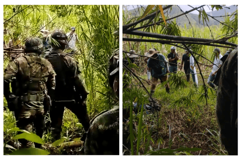 Comunidad impidió el paso del Ejército en zona rural de Jamundí, Valle